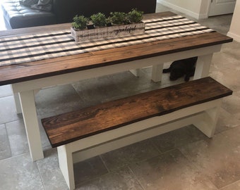 Farm Table And Benches