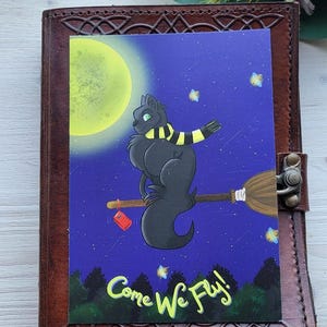 Postkarte schwarze Katze