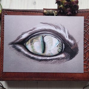 Postkarte Katzenauge