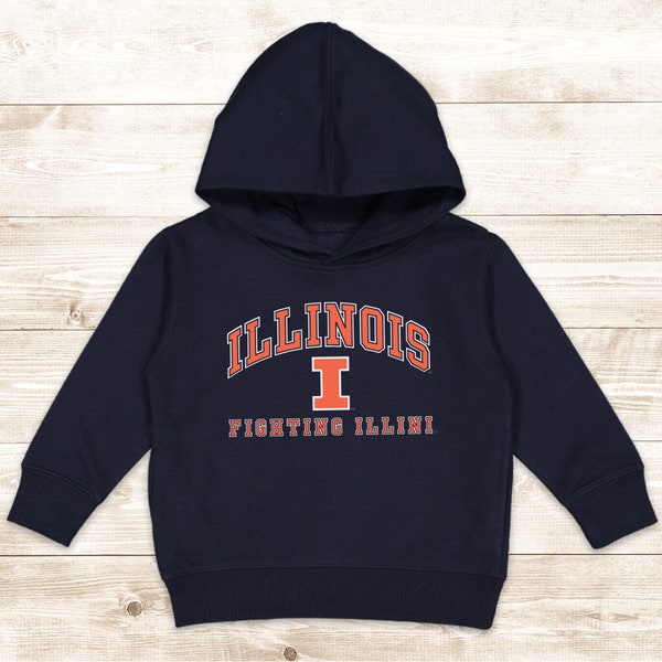 Illinois Fighting Illini NCAA Toddler Sweatshirt | Hoodie | Crew | Kids Apparel