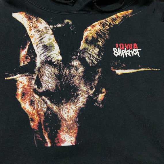 Slipknot Hoodie Sweater Vintage 2002 IOWA Very Rare T-shirt