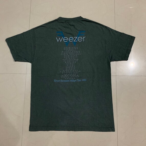 1995 Weezer Ringer T-shirt Size Large Signed Band Tour