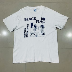Black Flag Vintage 1980 - 1980s Band Punk Rock Shirt 80s Descendents , Misfits , Circle Jerks , Minutemen , Hardcore Punk