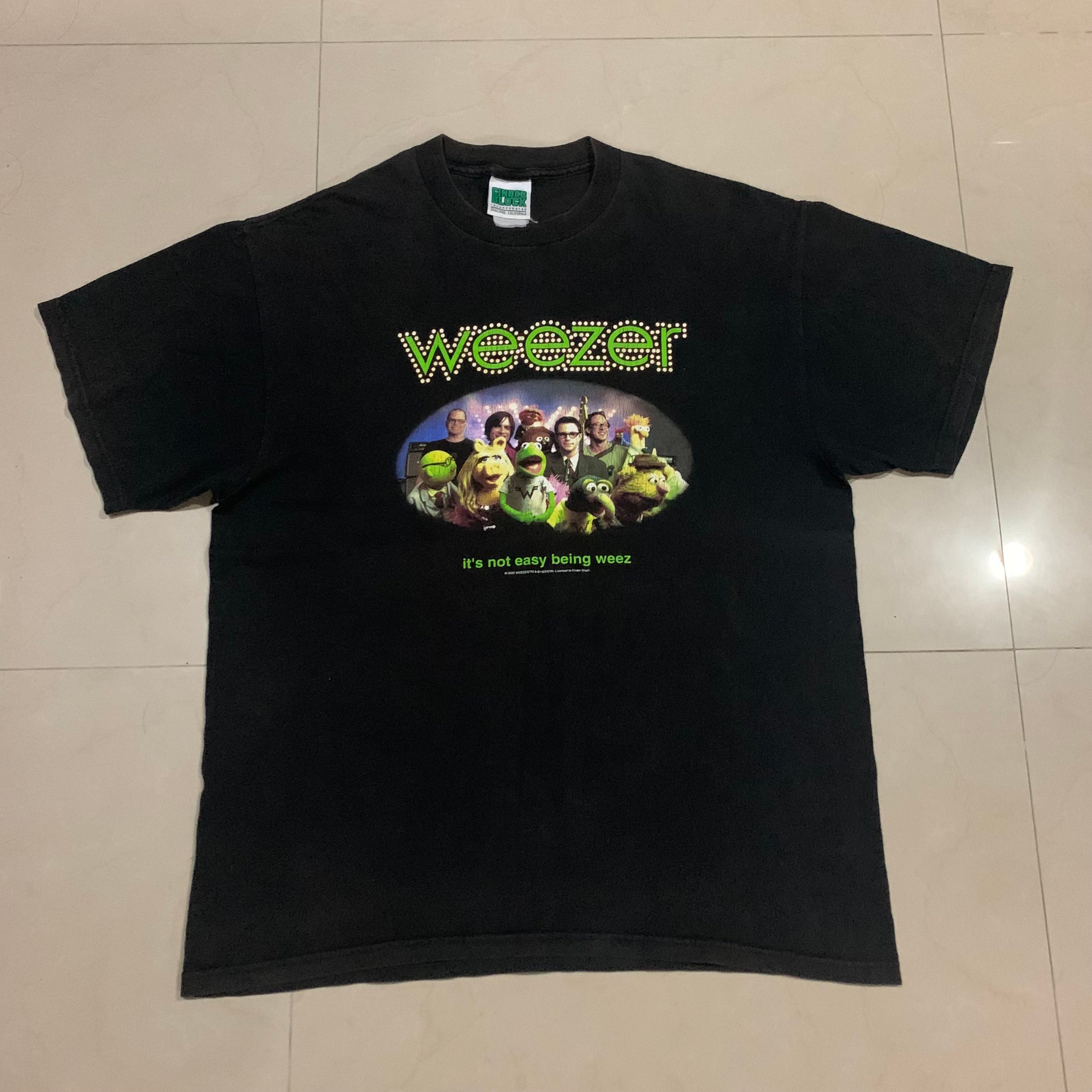 Weezer Vintage Green Album Kermit Muppets Shirt 2002 Aint | Etsy