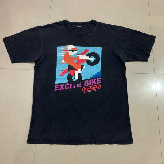 Excitebike Vintage Nintendo T-Shirt 2003 Retro Ga… - image 1