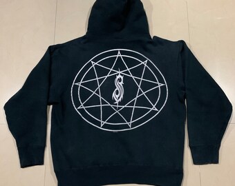 Slipknot Hoodie Sweater Vintage 2002 IOWA Very Rare T-shirt L 