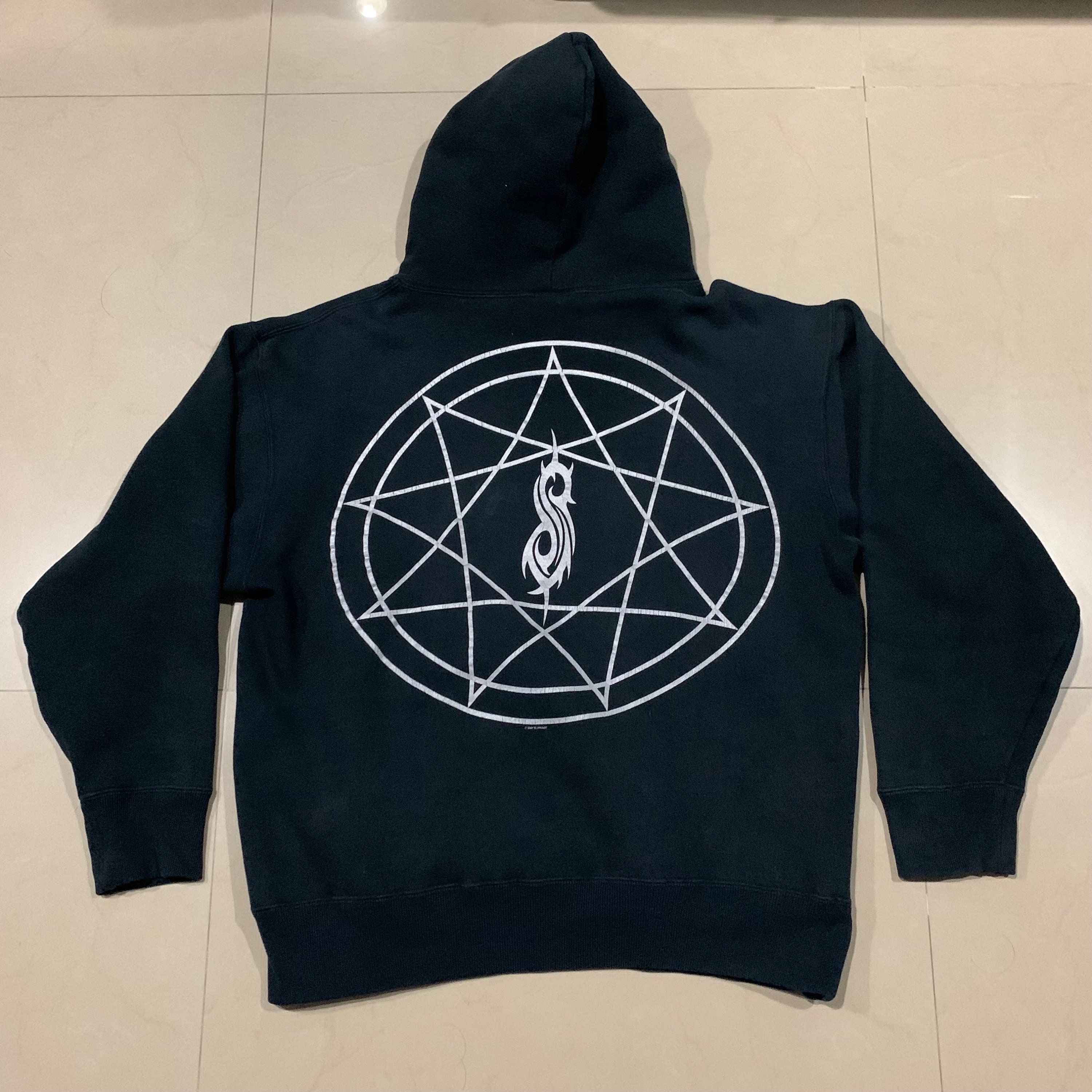 Slipknot Hoodie Sweater Vintage 2002 IOWA Very Rare T-shirt L 