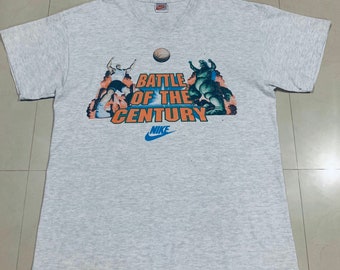 Nike X Charles Barkley X Godzilla Vintage 1990s Tee Rare - Etsy