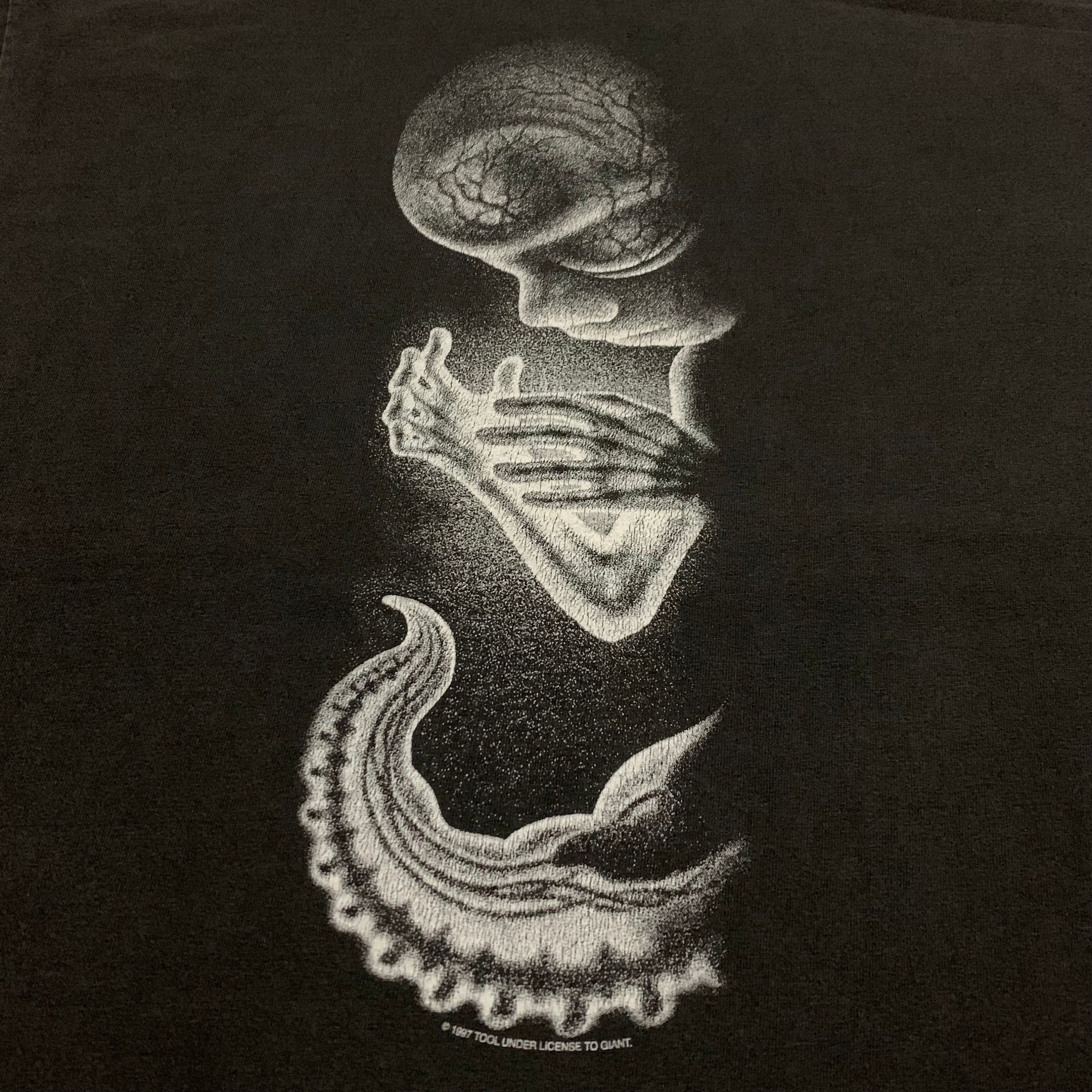 Tool Vintage 1997 Aenima Alien Fetus Band Grunge Rock Giant Fade 