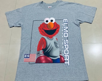 Elmo Sport Vintage Sesame Street Ralph Lauren Size L