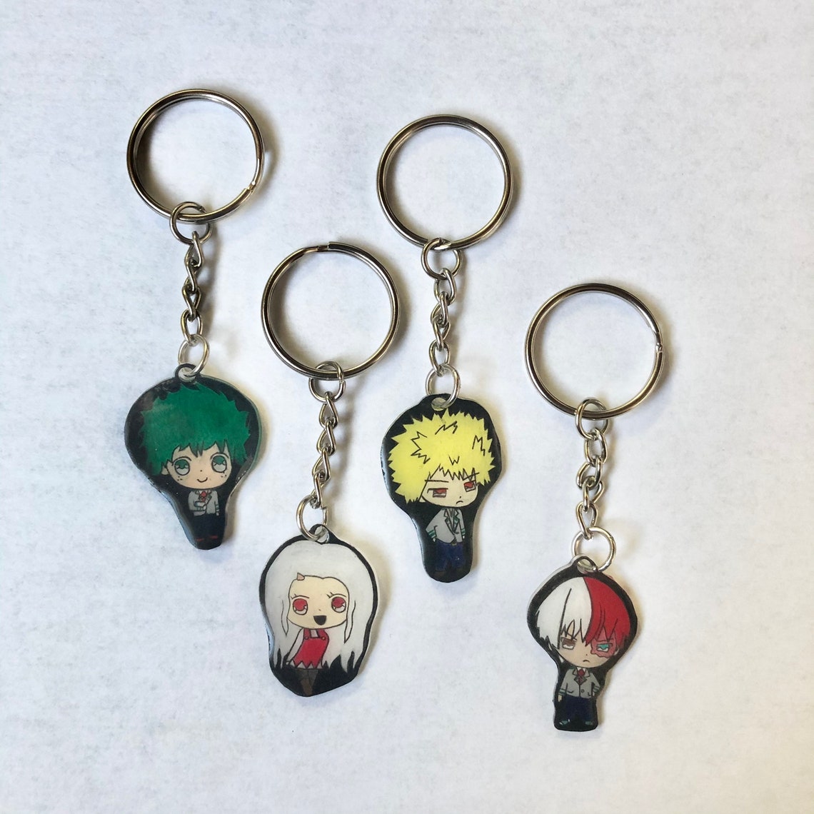 Anime Character Keychains Etsy