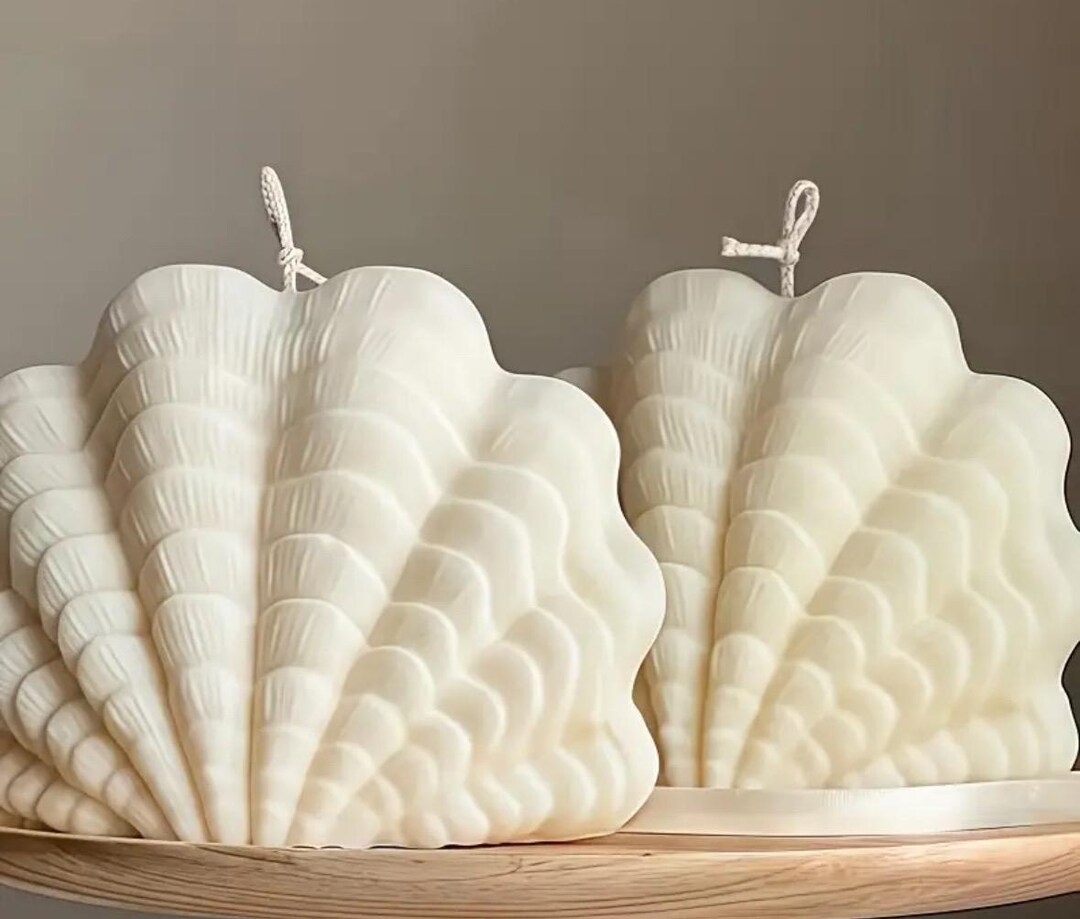 Luxury Shell Candle- Large - Etsy UK