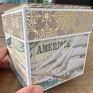 Personalisierte Explosionsbox Amerika Reise