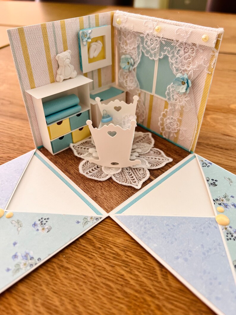 Personalized Explosion Box Baby Etsy