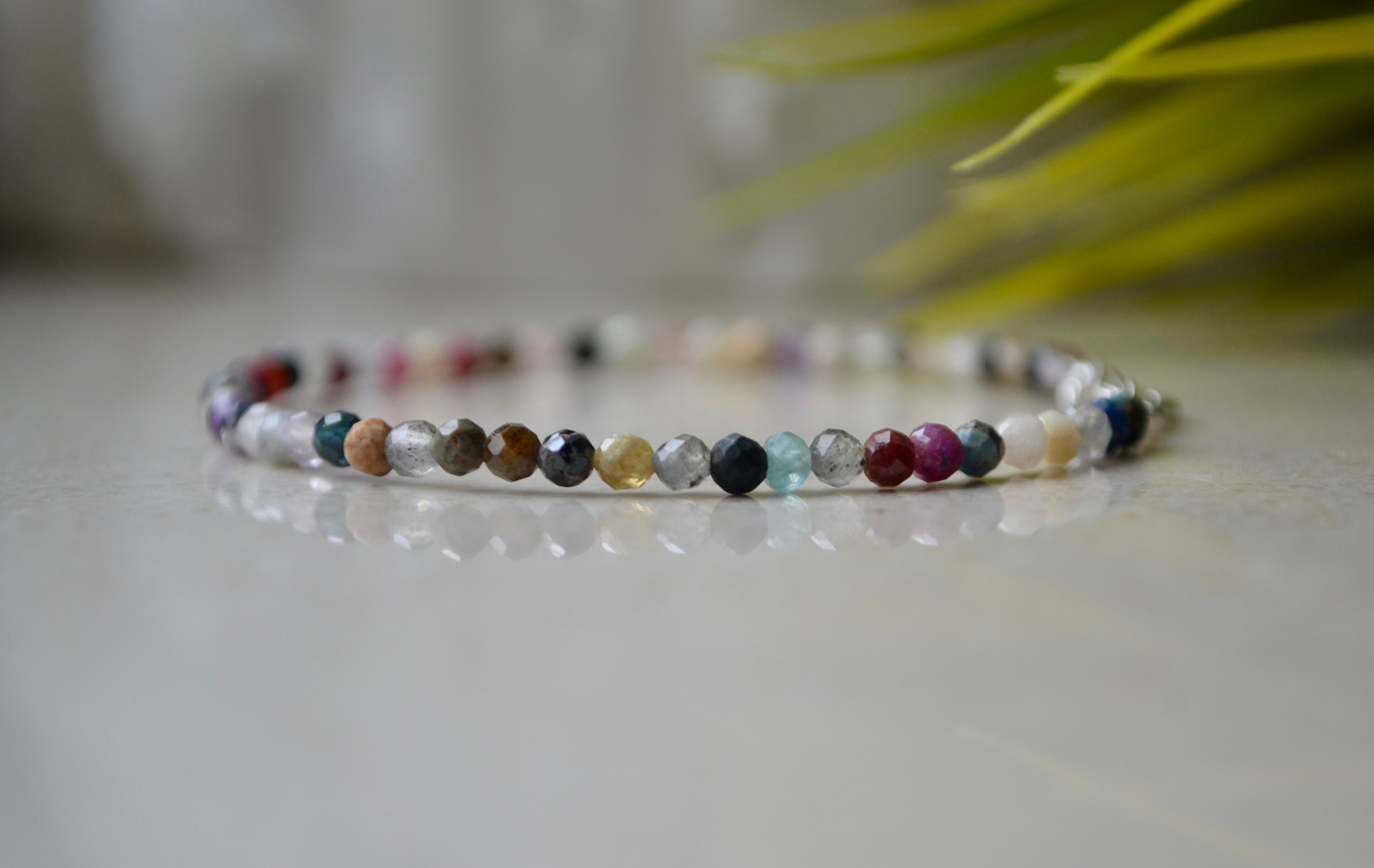 Multicolor - Handcrafted Stone Work Bracelet 02