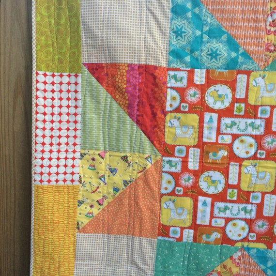 Modern Horses Quilt