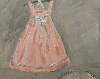 Pequeño vestido de melocotón