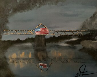 Puente Roma Georgia al atardecer