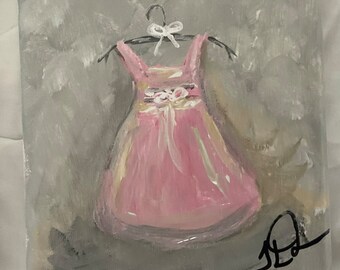 el pequeño vestido rosa