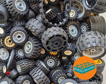 Lego® 1/2 Pound Tires and Wheels Mix 8oz Random Assortment 100% Genuine Lego®