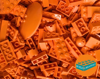 Orange Lego® Brick Mix: 1/2 Pound Random Assortment