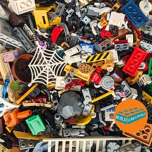 Lego® Printed, Action, Rare, and Special Pieces - Random Assortment 4oz, 1/4 lbs Blind Bag