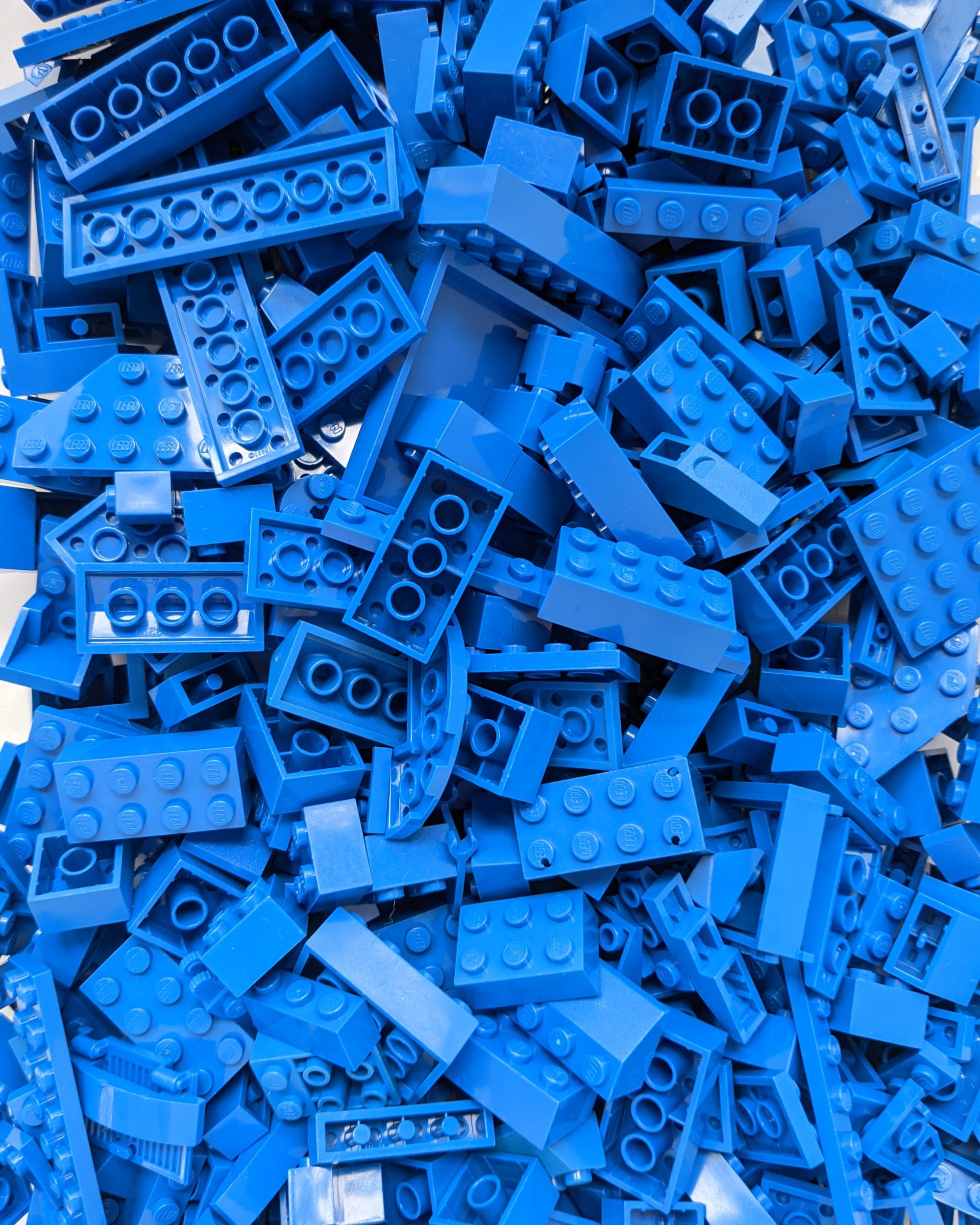 Blue lego bricks hotsell