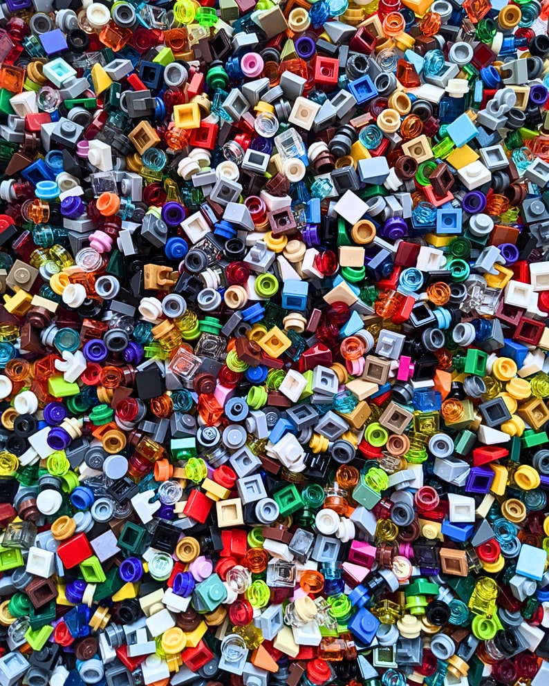 Lego® 1x1 Dots and Pip Pieces Mix Random Assortment 1oz 100% Genuine Lego® image 2