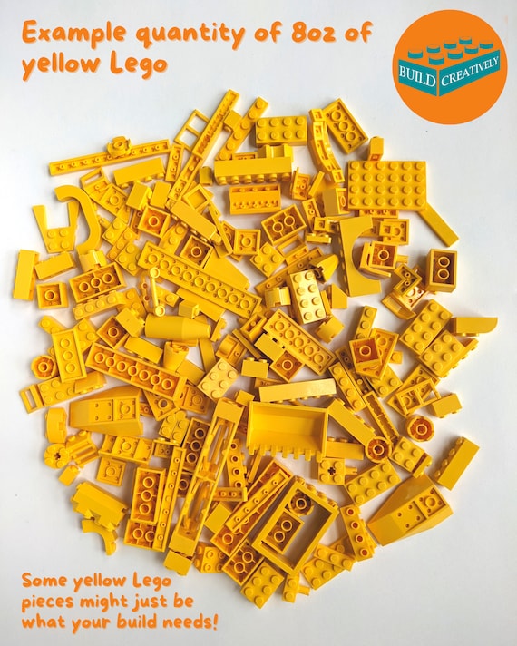 Lego 1 2 Pound Yellow Brick Mix 8oz Random Assortment Bulk Blind Bag Authentic Lego Bricks 100 Genuine Lego Etsy Canada