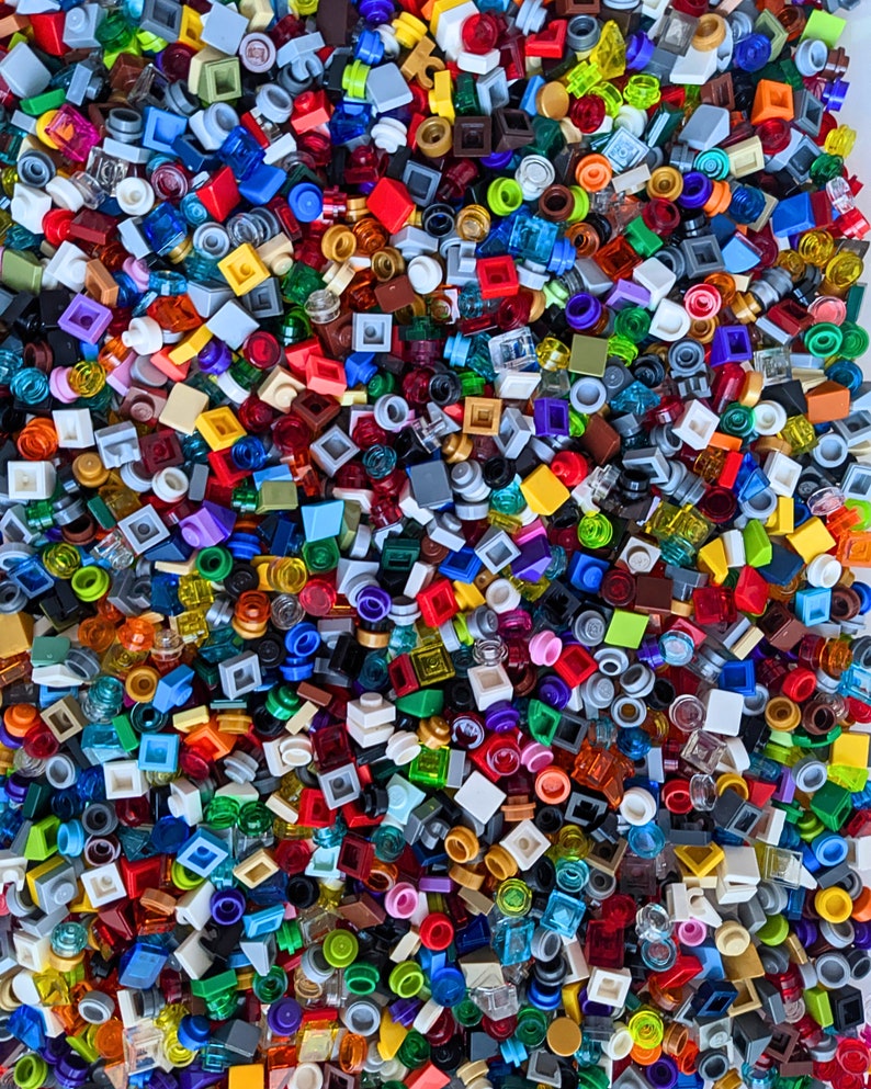 Lego® 1x1 Dots and Pip Pieces Mix Random Assortment 1oz 100% Genuine Lego® image 3