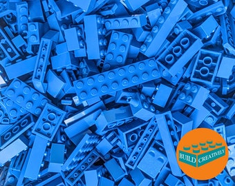Blue Lego® Brick Mix: 1/2 Pound Random Assortment - Etsy