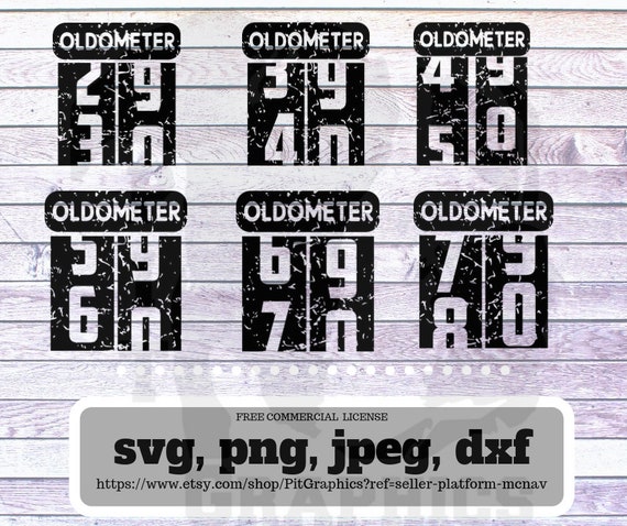 Old O Meter Svg Etsy