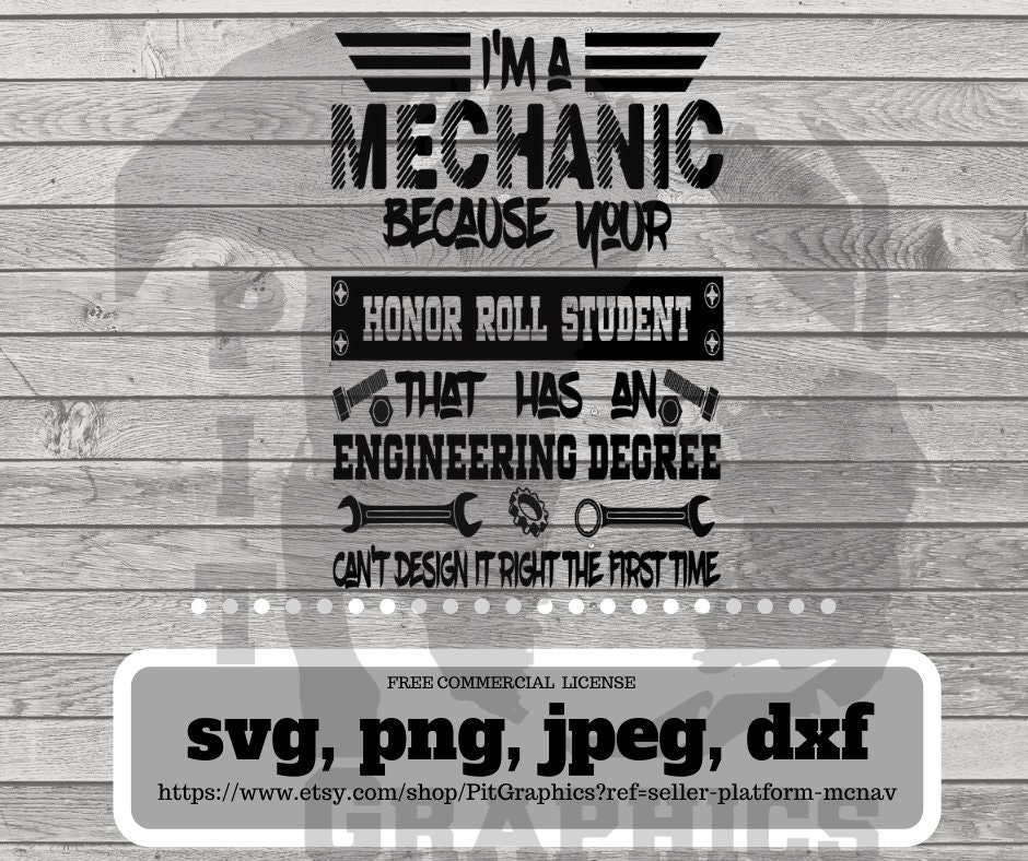 Mechanic Svg - Etsy