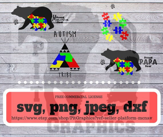 Free Free Mama Bear Autism Svg Free 143 SVG PNG EPS DXF File