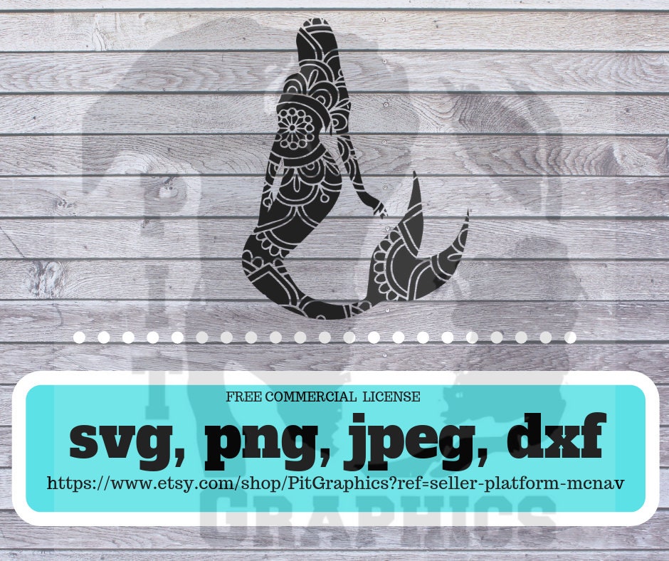 Download Free Mermaid Mandala Svg Etsy SVG Cut Files
