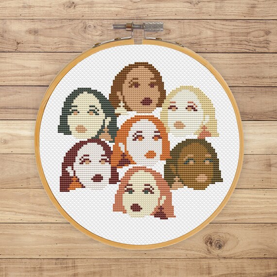 Feminist Cross Stitch Pattern PDF Body Positive Cross Stitch Etsy