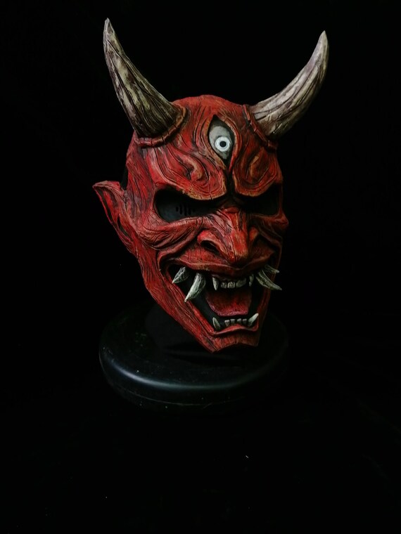 The Oni Dead By Daylight Cosplay Mask Etsy