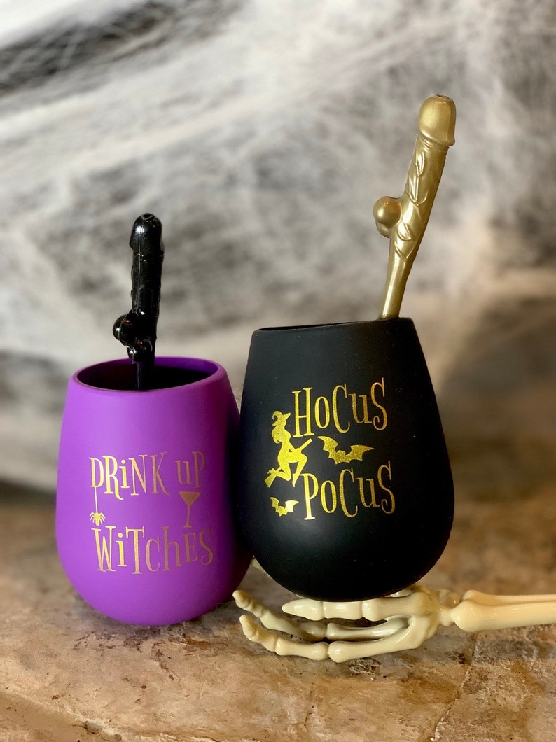 halloween wine cup