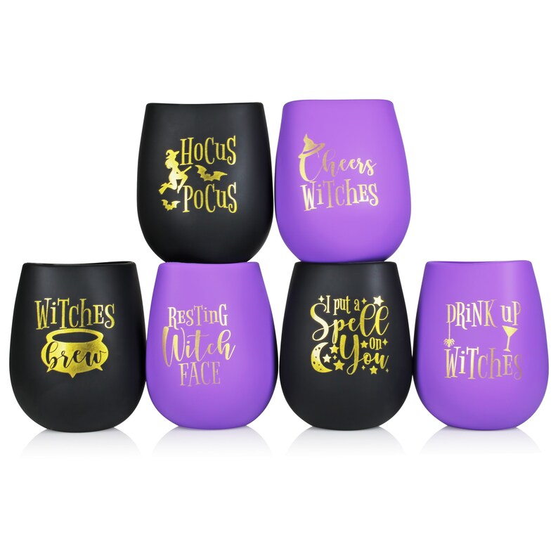 halloween wine cup