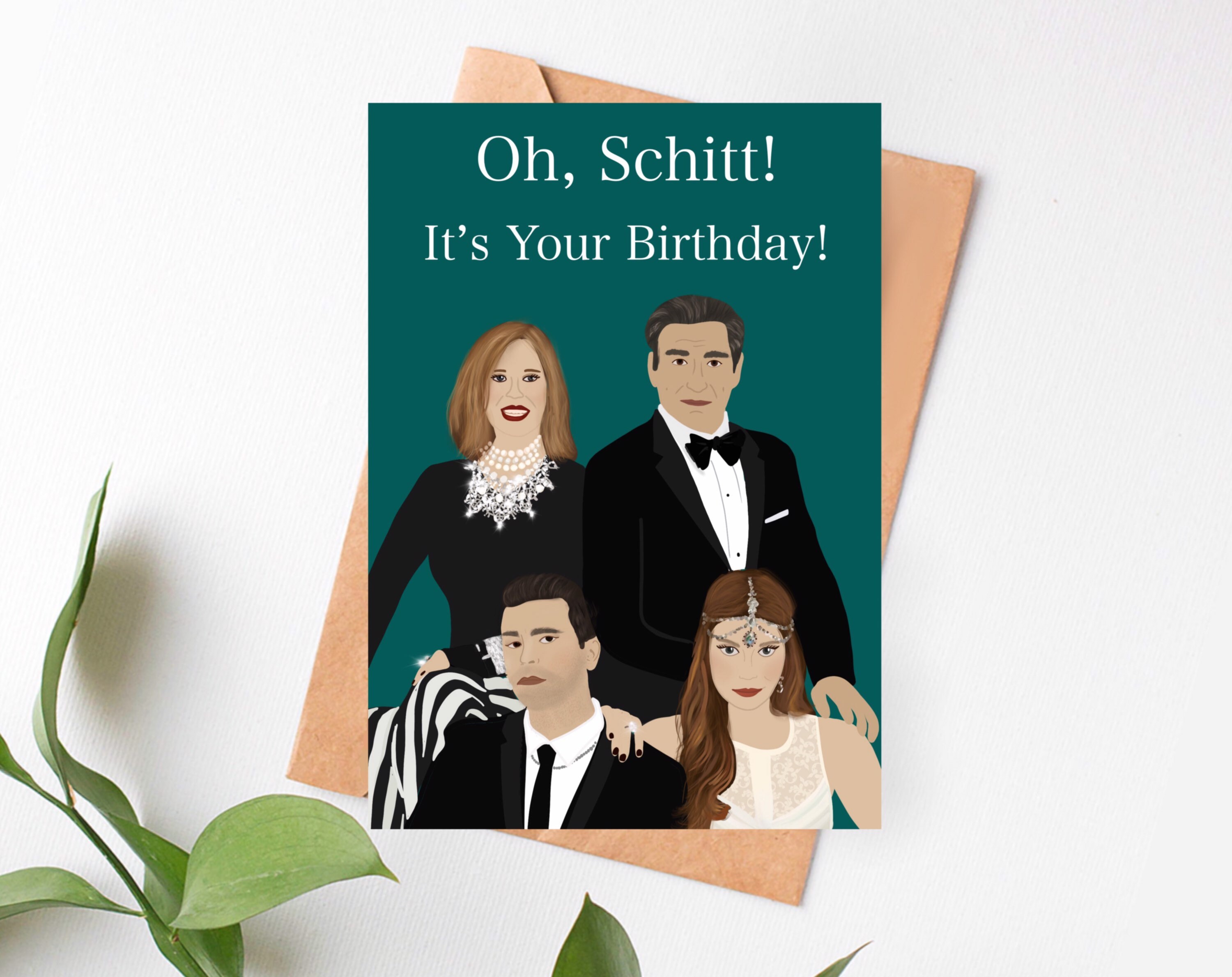 Schitts Creek Inspired Birthday Card Happy Birthday Card Etsy