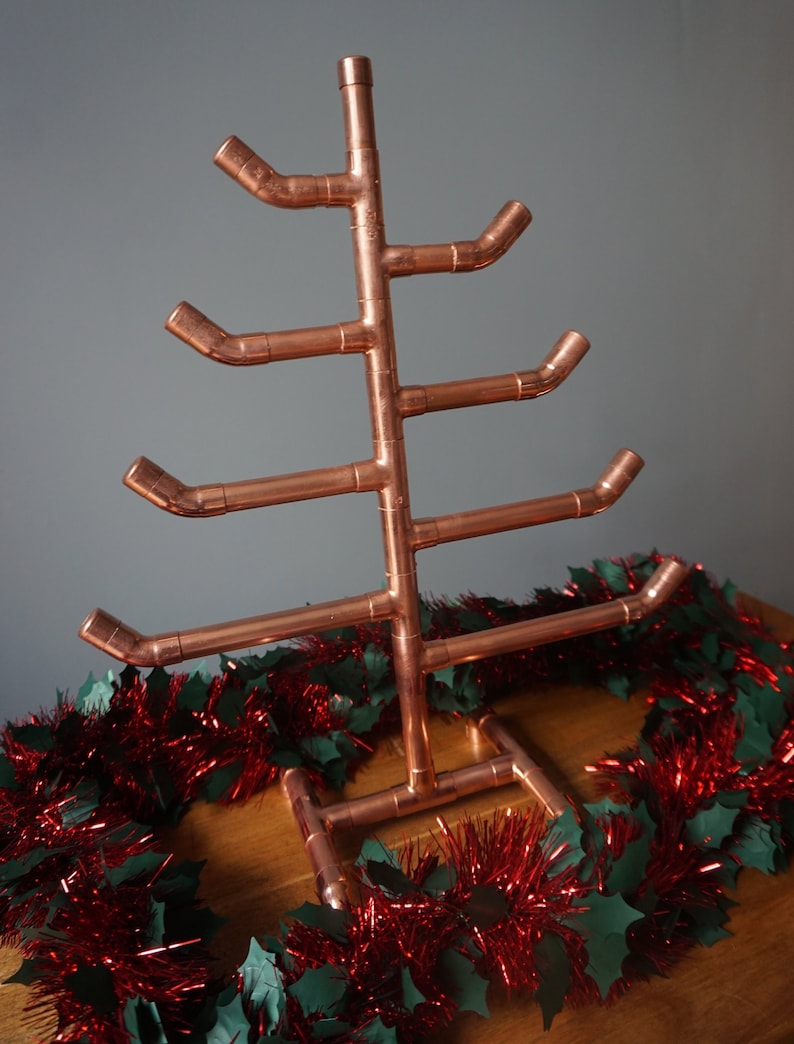 Bespoke Copper Pipe Christmas Tree Decoration Etsy