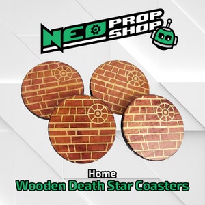 Death Star Wooden Coaster (Set of 4)