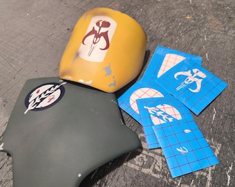 Boba Fett Armor Decal Stencils | ROTJ ESB MS2 BofBF