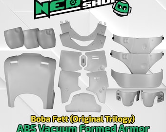 Vacuum Formed Boba Fett Armor from the Original Trilogy