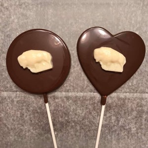 Buffalove Chocolate Suckers