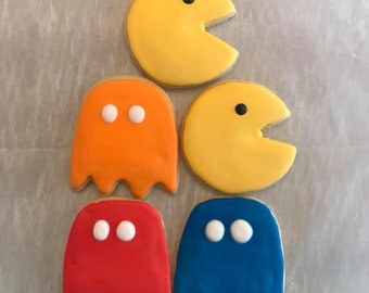 Pac Man Cookies - Etsy