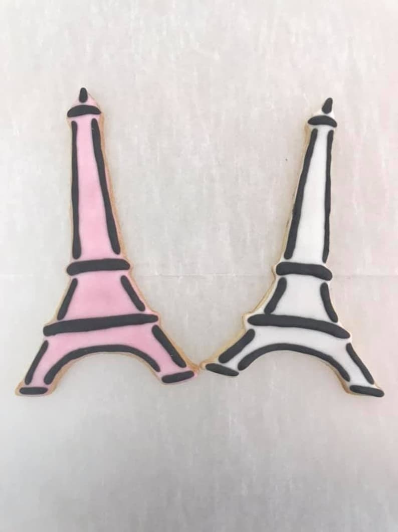 Eiffel Tower Sugar Cookies Etsy