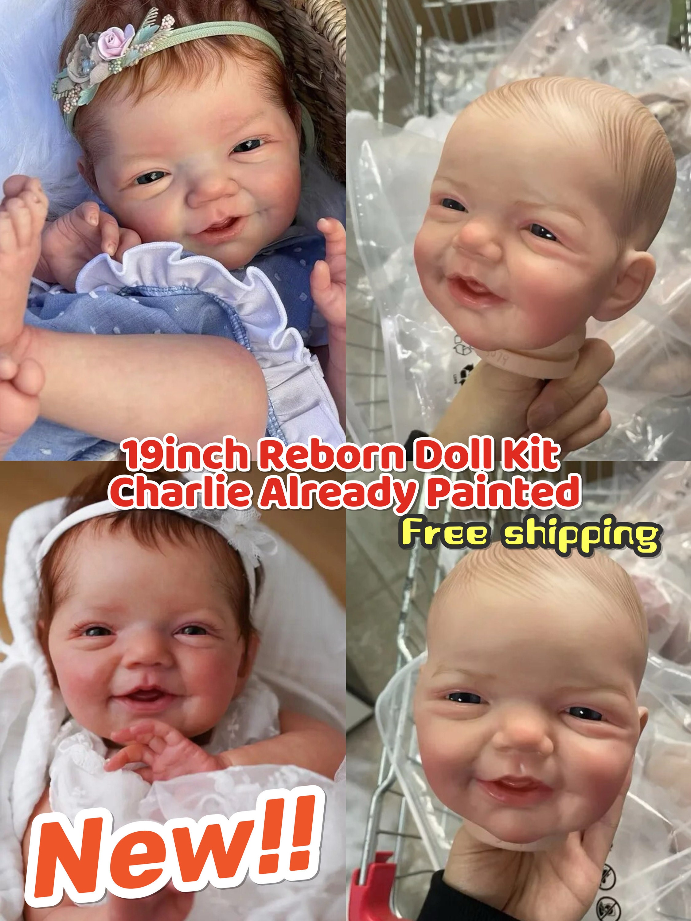 Reborn dolls kits for sale already painted deals