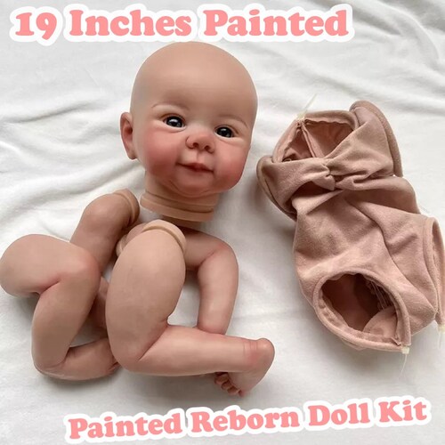 Reborn Doll Kit 19 Inches Newborn Baby Elijah Kit Painted DIY Etsy