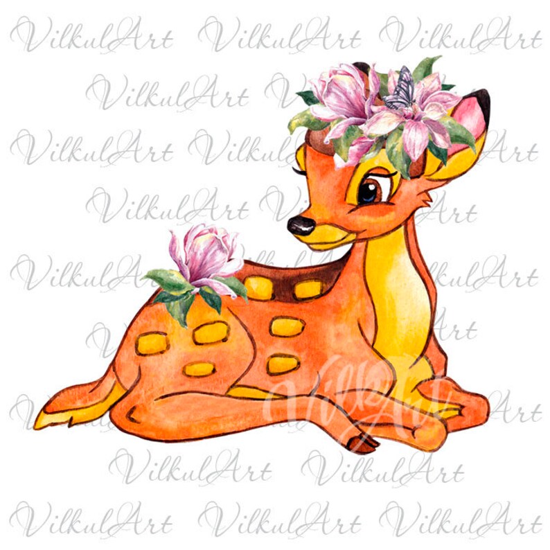 Download Deer Nursery Png Woodland Baby Shower Fawn Sublimation Download Cute Forest Animal Sublimation Design Watercolor Baby Deer Floral Png Art Collectibles Digital Prints Deshpandefoundationindia Org